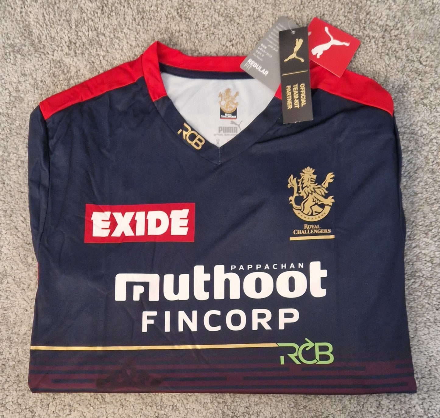 2022 Official Royal Challengers Bangalore match jersey